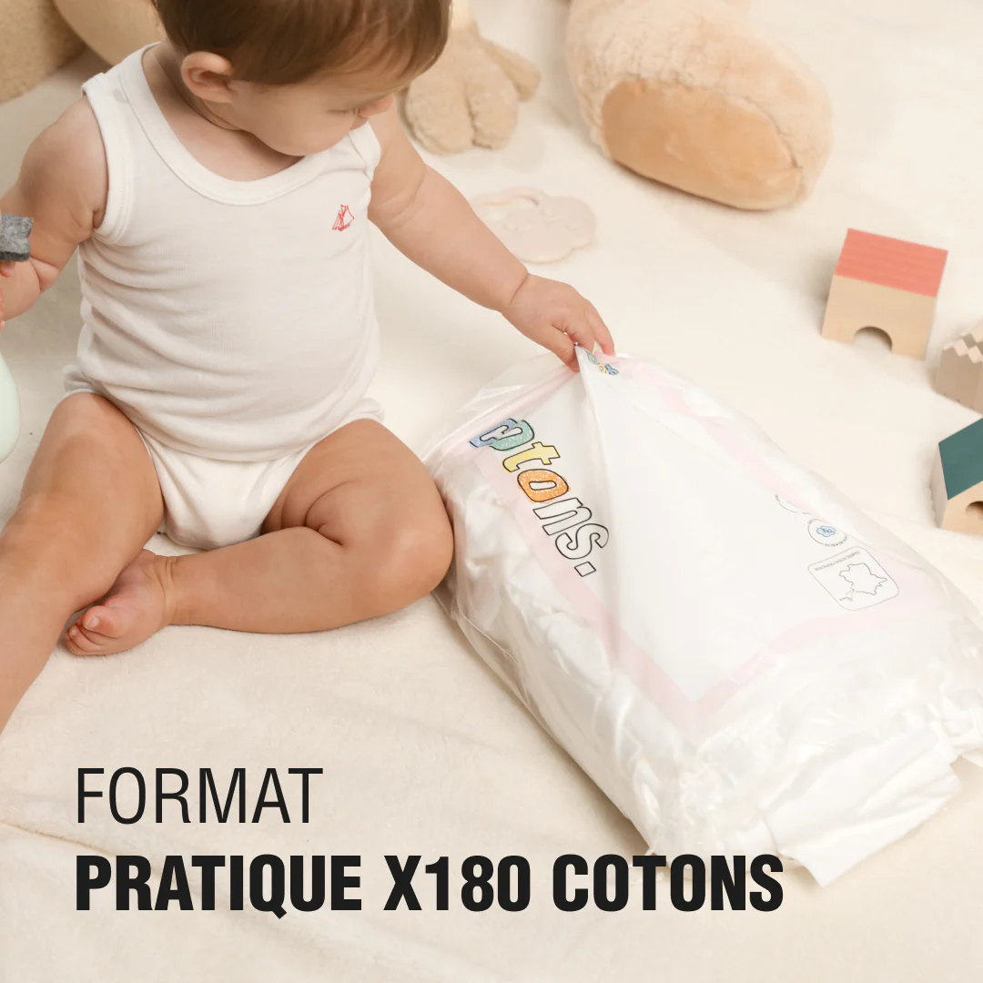 Cotons bébé bio - 180 cotons - Image 6